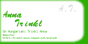 anna trinkl business card